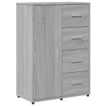 vidaXL Servantă, sonoma gri, 60x31x84 cm, lemn prelucrat vidaXL Servantă, sonoma gri, 60x31x84 cm, lemn prelucrat