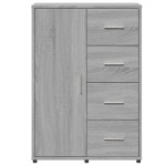 vidaXL Servantă, sonoma gri, 60x31x84 cm, lemn prelucrat vidaXL Servantă, sonoma gri, 60x31x84 cm, lemn prelucrat