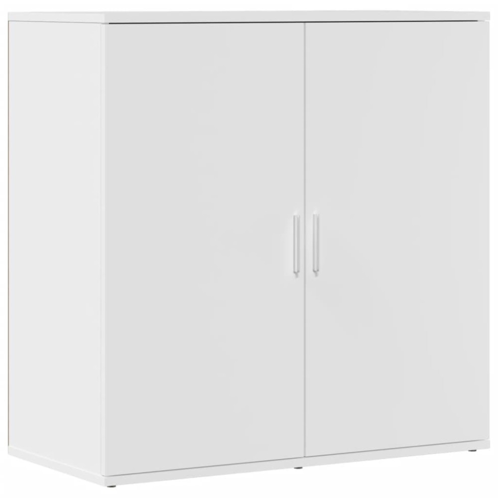 vidaXL Servantă, alb, 79x38x80 cm, lemn compozit
