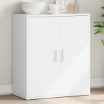 vidaXL Servantă, alb, 79x38x80 cm, lemn compozit vidaXL Servantă, alb, 79x38x80 cm, lemn compozit