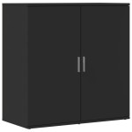 vidaXL Servantă, negru, 79x38x80 cm, lemn prelucrat vidaXL Servantă, negru, 79x38x80 cm, lemn prelucrat