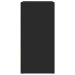 vidaXL Servantă, negru, 79x38x80 cm, lemn prelucrat vidaXL Servantă, negru, 79x38x80 cm, lemn prelucrat