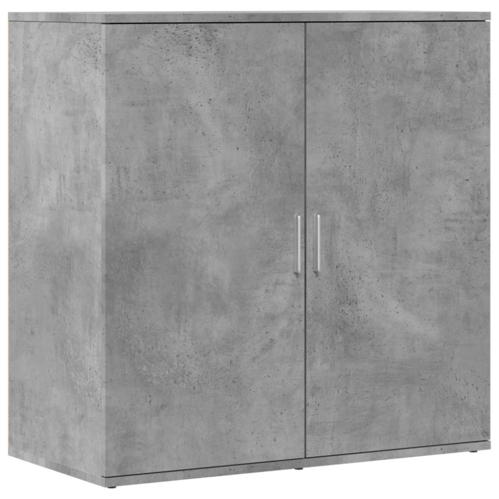 vidaXL Servantă, gri beton, 79x38x80 cm, lemn compozit