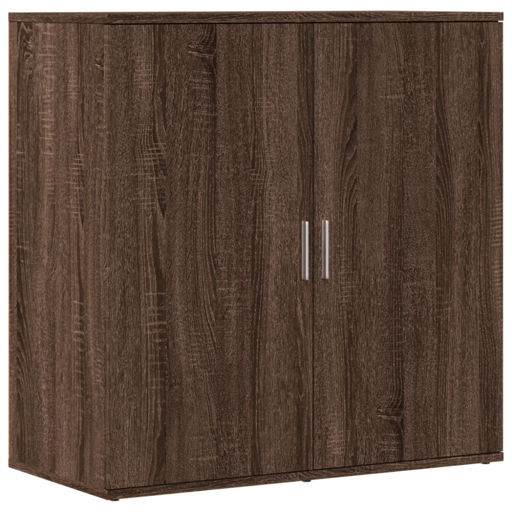 vidaXL Servantă, stejar maro, 79x38x80 cm, lemn compozit