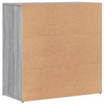 vidaXL Servantă, gri sonoma, 79x38x80 cm, lemn compozit vidaXL Servantă, gri sonoma, 79x38x80 cm, lemn compozit
