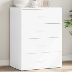 vidaXL Dulap, alb, 60x39x80 cm, lemn prelucrat