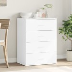 vidaXL Dulap, alb, 60x39x80 cm, lemn prelucrat