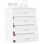 vidaXL Dulap, alb, 60x39x80 cm, lemn prelucrat