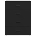 vidaXL Dulap, negru, 60x39x80 cm, lemn prelucrat