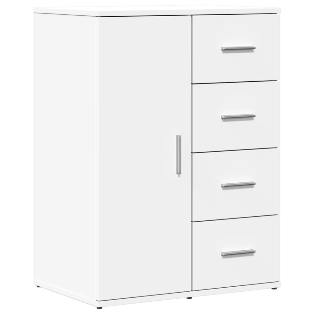 vidaXL Dulap, alb, 59x39x80 cm, lemn prelucrat