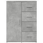 vidaXL Servantă, gri beton, 59x39x80 cm, lemn compozit vidaXL Servantă, gri beton, 59x39x80 cm, lemn compozit
