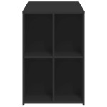 vidaXL Birou, negru, 102x50x75 cm, lemn prelucrat