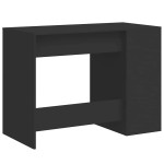 vidaXL Birou, negru, 102x50x75 cm, lemn prelucrat
