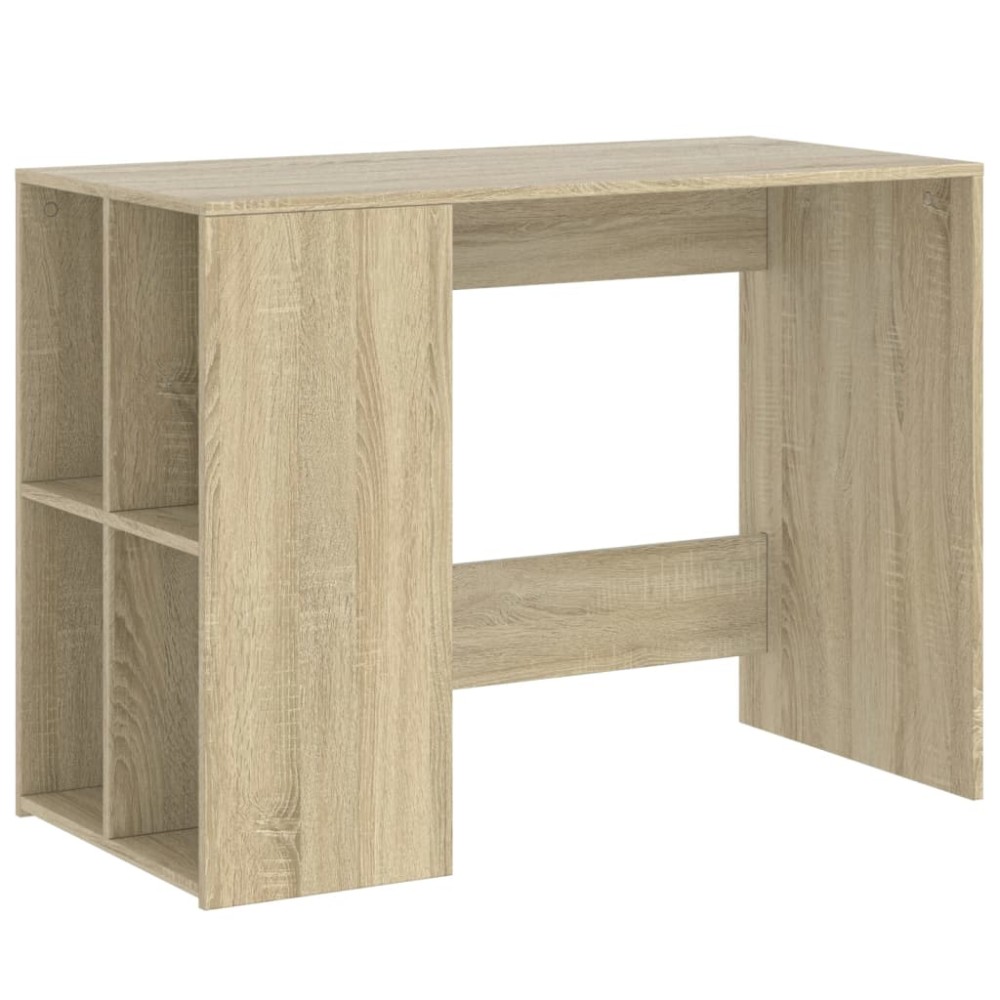 vidaXL Birou, stejar sonoma, 102x50x75 cm, lemn compozit