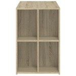 vidaXL Birou, stejar sonoma, 102x50x75 cm, lemn compozit