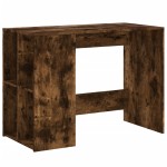vidaXL Birou, stejar afumat, 102x50x75 cm, lemn compozit