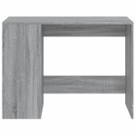 vidaXL Birou, gri sonoma, 102x50x75 cm, lemn compozit