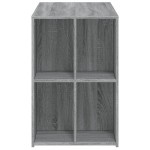 vidaXL Birou, gri sonoma, 102x50x75 cm, lemn compozit
