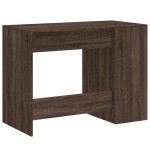 vidaXL Birou, stejar maro, 102x50x75 cm, lemn compozit