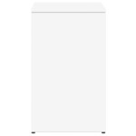 vidaXL Masă laterală, 2 buc., alb, 50x30x50 cm, lemn prelucrat vidaXL Masă laterală, 2 buc., alb, 50x30x50 cm, lemn prelucrat