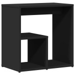 vidaXL Masă laterală, negru, 50x30x50 cm, PAL vidaXL Masă laterală, negru, 50x30x50 cm, PAL