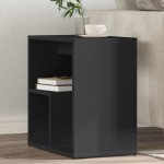 vidaXL Masă laterală, negru, 50x30x50 cm, PAL vidaXL Masă laterală, negru, 50x30x50 cm, PAL