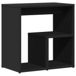 vidaXL Masă laterală, negru, 50x30x50 cm, PAL vidaXL Masă laterală, negru, 50x30x50 cm, PAL