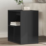 vidaXL Masă laterală, 2 buc., negru, 50x30x50 cm, lemn prelucrat vidaXL Masă laterală, 2 buc., negru, 50x30x50 cm, lemn prelucrat