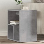 vidaXL Masă laterală, 2 buc., gri beton, 50x30x50 cm, PAL vidaXL Masă laterală, 2 buc., gri beton, 50x30x50 cm, PAL