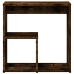 vidaXL Mese laterale, 2 buc. stejar fumuriu 50x30x50 cm lemn prelucrat