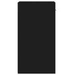 vidaXL Noptiere, 2 buc., negru, 35x34x65 cm, lemn prelucrat vidaXL Noptiere, 2 buc., negru, 35x34x65 cm, lemn prelucrat