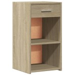 vidaXL Noptiere, 2 buc., stejar sonoma, 35x34x65 cm, lemn prelucrat vidaXL Noptiere, 2 buc., stejar sonoma, 35x34x65 cm, lemn prelucrat