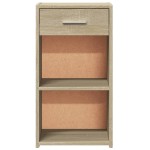 vidaXL Noptiere, 2 buc., stejar sonoma, 35x34x65 cm, lemn prelucrat vidaXL Noptiere, 2 buc., stejar sonoma, 35x34x65 cm, lemn prelucrat