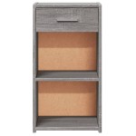 vidaXL Noptiere, 2 buc., gri sonoma, 35x34x65 cm, lemn prelucrat vidaXL Noptiere, 2 buc., gri sonoma, 35x34x65 cm, lemn prelucrat