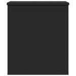 vidaXL Cutie de depozitare, negru, 40x42x46 cm, lemn prelucrat vidaXL Cutie de depozitare, negru, 40x42x46 cm, lemn prelucrat
