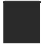 vidaXL Cutie de depozitare, negru, 40x42x46 cm, lemn prelucrat vidaXL Cutie de depozitare, negru, 40x42x46 cm, lemn prelucrat