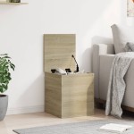 vidaXL Cutie de depozitare, stejar sonoma, 40x42x46 cm, lemn prelucrat vidaXL Cutie de depozitare, stejar sonoma, 40x42x46 cm, lemn prelucrat