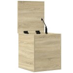 vidaXL Cutie de depozitare, stejar sonoma, 40x42x46 cm, lemn prelucrat vidaXL Cutie de depozitare, stejar sonoma, 40x42x46 cm, lemn prelucrat