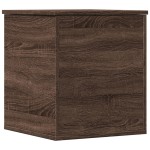 vidaXL Cutie de depozitare, stejar maro, 40x42x46 cm, lemn prelucrat vidaXL Cutie de depozitare, stejar maro, 40x42x46 cm, lemn prelucrat