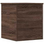 vidaXL Cutie de depozitare, stejar maro, 40x42x46 cm, lemn prelucrat vidaXL Cutie de depozitare, stejar maro, 40x42x46 cm, lemn prelucrat