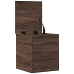 vidaXL Cutie de depozitare, stejar maro, 40x42x46 cm, lemn prelucrat vidaXL Cutie de depozitare, stejar maro, 40x42x46 cm, lemn prelucrat
