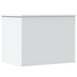 vidaXL Cutie de depozitare, alb, 60x42x46 cm, lemn prelucrat vidaXL Cutie de depozitare, alb, 60x42x46 cm, lemn prelucrat
