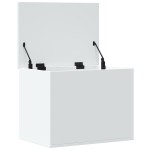 vidaXL Cutie de depozitare, alb, 60x42x46 cm, lemn prelucrat vidaXL Cutie de depozitare, alb, 60x42x46 cm, lemn prelucrat