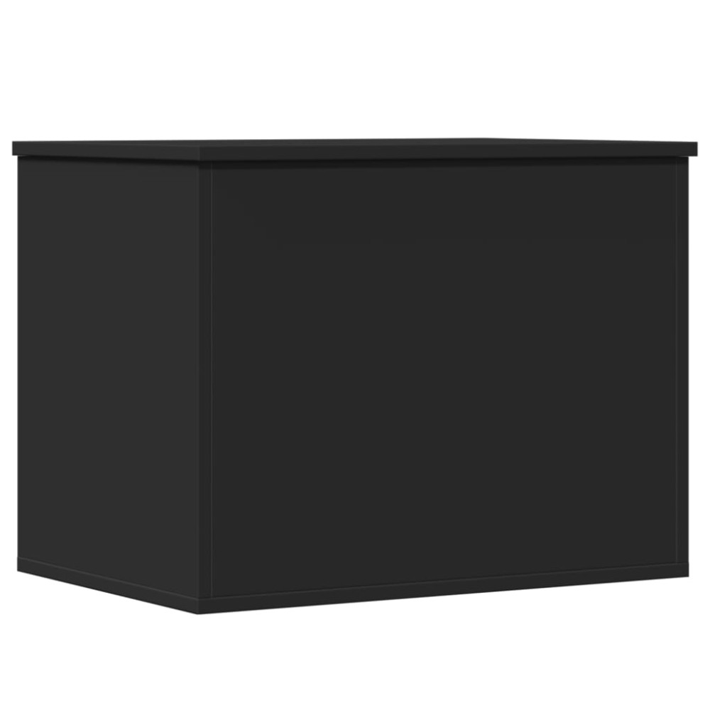 vidaXL Cutie de depozitare, negru, 60x42x46 cm, lemn prelucrat