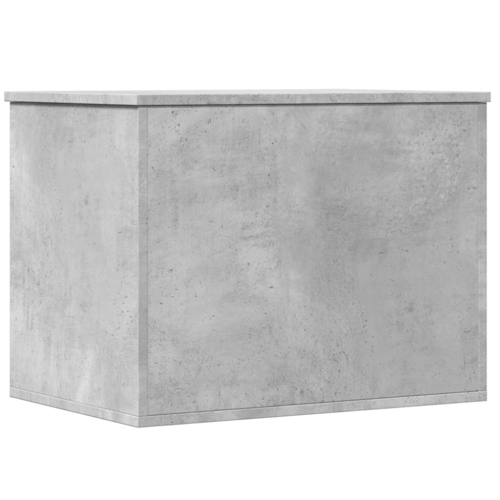 vidaXL Cutie de depozitare, gri beton, 60x42x46 cm, lemn prelucrat
