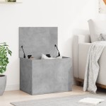 vidaXL Cutie de depozitare, gri beton, 60x42x46 cm, lemn prelucrat vidaXL Cutie de depozitare, gri beton, 60x42x46 cm, lemn prelucrat
