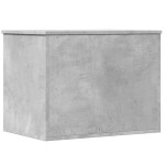 vidaXL Cutie de depozitare, gri beton, 60x42x46 cm, lemn prelucrat vidaXL Cutie de depozitare, gri beton, 60x42x46 cm, lemn prelucrat