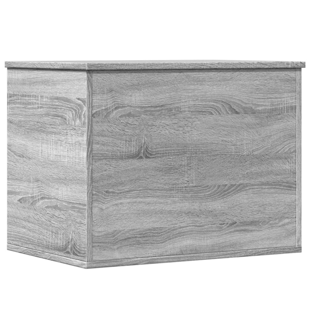 vidaXL Cutie de depozitare, gri sonoma, 60x42x46 cm, lemn prelucrat