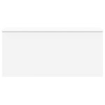 vidaXL Cutie de depozitare, alb, 100x42x46 cm, lemn prelucrat vidaXL Cutie de depozitare, alb, 100x42x46 cm, lemn prelucrat