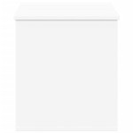 vidaXL Cutie de depozitare, alb, 100x42x46 cm, lemn prelucrat vidaXL Cutie de depozitare, alb, 100x42x46 cm, lemn prelucrat